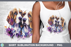 GorgeousDogs 03 Purple Drips Shirt design.