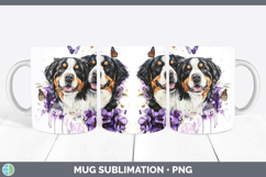 GorgeousDogs 03 Purple Drips Mug Wrap design.