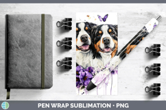 GorgeousDogs 03 Purple Drips Pen Wrap design.
