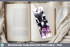 GorgeousDogs 03 Purple Drips Bookmark design.