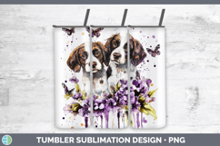 GorgeousDogs 03 Purple Drips Tumbler design.