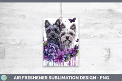 GorgeousDogs 03 Purple Drips Air Freshener design.