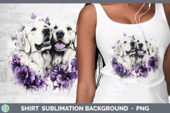 GorgeousDogs 03 Purple Drips Shirt design.