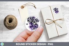 GorgeousDogs 03 Purple Drips Stickers design.