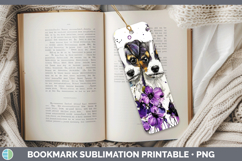 GorgeousDogs 03 Purple Drips Bookmark design.