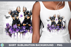 GorgeousDogs 03 Purple Drips Shirt design.