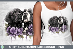GorgeousDogs 03 Purple Drips Shirt design.
