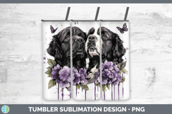 GorgeousDogs 03 Purple Drips Tumbler design.