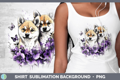 GorgeousDogs 03 Purple Drips Shirt design.