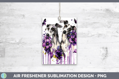 GorgeousDogs 03 Purple Drips Air Freshener design.