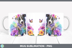 GorgeousDogs 03 Rainbow Summer Mug Wrap design.