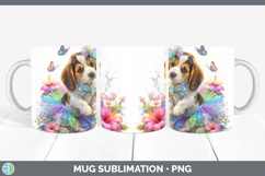 GorgeousDogs 03 Rainbow Summer Mug Wrap design.