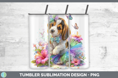 GorgeousDogs 03 Rainbow Summer Tumbler design.