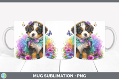 GorgeousDogs 03 Rainbow Summer Mug Wrap design.