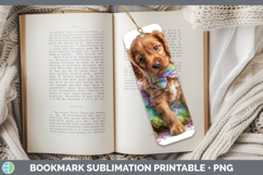 GorgeousDogs 03 Rainbow Summer Bookmark design.