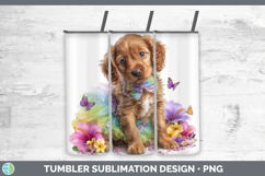 GorgeousDogs 03 Rainbow Summer Tumbler design.