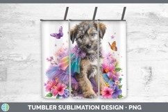 GorgeousDogs 03 Rainbow Summer Tumbler design.