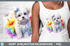 GorgeousDogs 03 Rainbow Summer Shirt design.