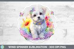 GorgeousDogs 03 Rainbow Summer Wind Spinner design.
