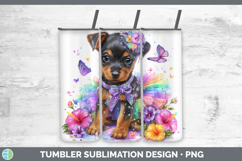 GorgeousDogs 03 Rainbow Summer Tumbler design.