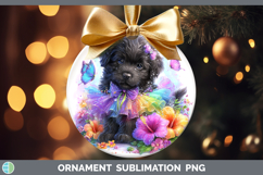 GorgeousDogs 03 Rainbow Summer Ornament design.