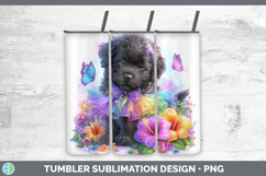 GorgeousDogs 03 Rainbow Summer Tumbler design.