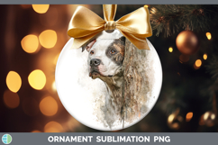 GorgeousDogs 03 Tree Peek Ornament design.