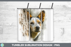 GorgeousDogs 03 Tree Peek Tumbler design.