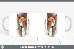 GorgeousDogs 03 Tree Peek Mug Wrap design.