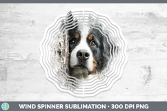 GorgeousDogs 03 Tree Peek Wind Spinner design.