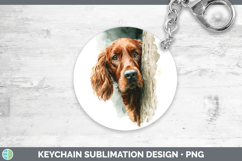 GorgeousDogs 03 Tree Peek Keychain design.