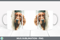 GorgeousDogs 03 Tree Peek Mug Wrap design.