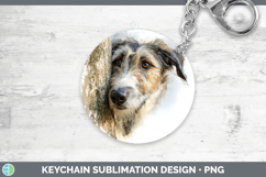 GorgeousDogs 03 Tree Peek Keychain design.