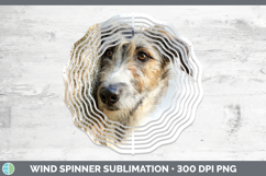 GorgeousDogs 03 Tree Peek Wind Spinner design.