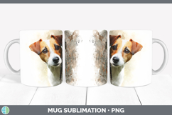 GorgeousDogs 03 Tree Peek Mug Wrap design.