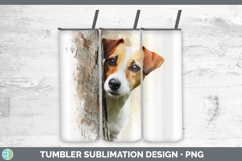 GorgeousDogs 03 Tree Peek Tumbler design.