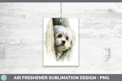 GorgeousDogs 03 Tree Peek Air Freshener design.