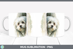 GorgeousDogs 03 Tree Peek Mug Wrap design.