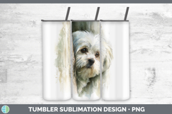 GorgeousDogs 03 Tree Peek Tumbler design.