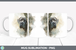 GorgeousDogs 03 Tree Peek Mug Wrap design.