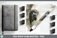 GorgeousDogs 03 Tree Peek Pen Wrap design.