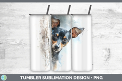 GorgeousDogs 03 Tree Peek Tumbler design.