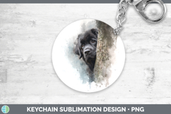 GorgeousDogs 03 Tree Peek Keychain design.