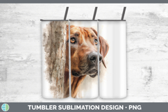 GorgeousDogs 03 Tree Peek Tumbler design.