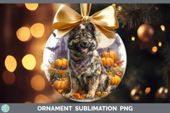 GorgeousDogs 04 Bandana Halloween Ornament design.