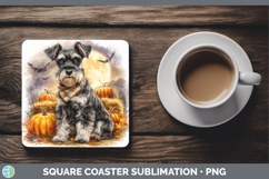 GorgeousDogs 04 Bandana Halloween Square Coaster design.