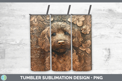 GorgeousDogs 04 Copper Relief Tumbler design.