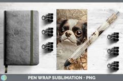 GorgeousDogs 04 Copper Relief Pen Wrap design.