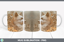 GorgeousDogs 04 Copper Relief Mug Wrap design.