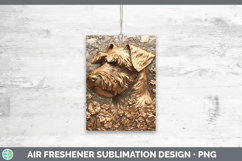 GorgeousDogs 04 Copper Relief Air Freshener design.